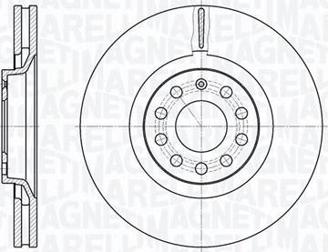 Magneti Marelli 361302040552 - Тормозной диск avtokuzovplus.com.ua