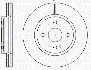 Magneti Marelli 361302040592 - Тормозной диск avtokuzovplus.com.ua