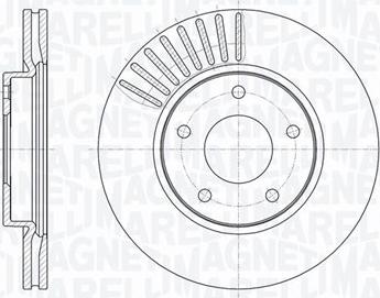 Magneti Marelli 361302040618 - Тормозной диск autodnr.net