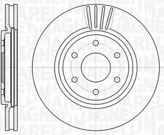 Magneti Marelli 361302040620 - Гальмівний диск autocars.com.ua