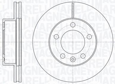 Magneti Marelli 361302040622 - Тормозной диск avtokuzovplus.com.ua