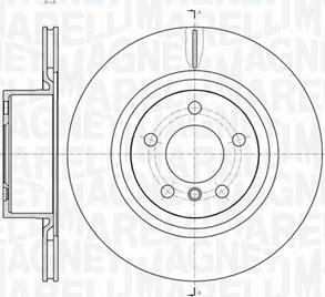 Magneti Marelli 361302040634 - Гальмівний диск autocars.com.ua