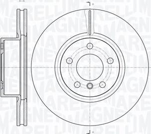 Magneti Marelli 361302040636 - Тормозной диск avtokuzovplus.com.ua