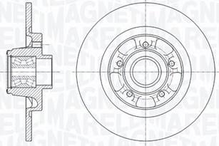 Magneti Marelli 361302040651 - Тормозной диск avtokuzovplus.com.ua