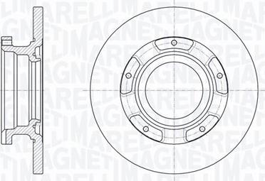 Magneti Marelli 361302040655 - Тормозной диск avtokuzovplus.com.ua