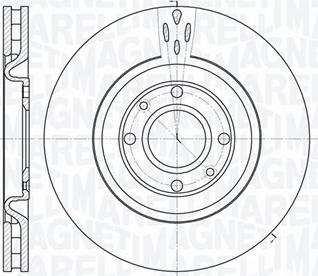 Magneti Marelli 361302040673 - Гальмівний диск autocars.com.ua