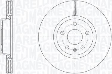 Magneti Marelli 361302040679 - Тормозной диск avtokuzovplus.com.ua