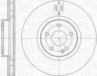 Magneti Marelli 361302040688 - Тормозной диск avtokuzovplus.com.ua