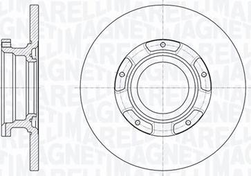 Magneti Marelli 361302040713 - Гальмівний диск autocars.com.ua