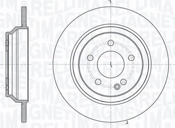 Magneti Marelli 361302040715 - Тормозной диск avtokuzovplus.com.ua