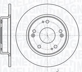 Magneti Marelli 361302040723 - Тормозной диск autodnr.net