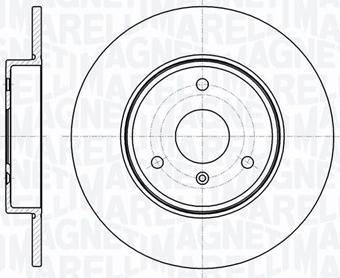 Magneti Marelli 361302040729 - Гальмівний диск autocars.com.ua