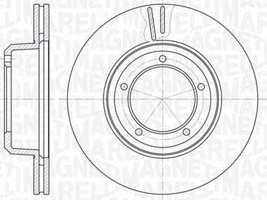 Magneti Marelli 361302040740 - Тормозной диск avtokuzovplus.com.ua