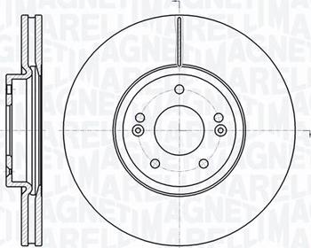 Magneti Marelli 361302040752 - Гальмівний диск autocars.com.ua