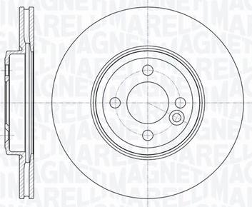 Magneti Marelli 361302040759 - Тормозной диск avtokuzovplus.com.ua