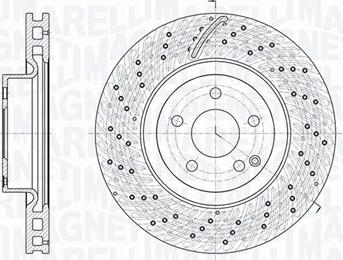 Magneti Marelli 361302040765 - Тормозной диск avtokuzovplus.com.ua