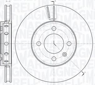 Magneti Marelli 361302040778 - Тормозной диск avtokuzovplus.com.ua