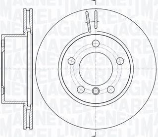 Magneti Marelli 361302040781 - Тормозной диск avtokuzovplus.com.ua