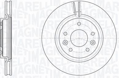 Magneti Marelli 361302040794 - Гальмівний диск autocars.com.ua