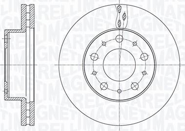 Magneti Marelli 361302040795 - Тормозной диск avtokuzovplus.com.ua