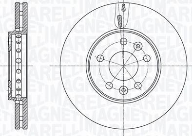 Magneti Marelli 361302040800 - Тормозной диск avtokuzovplus.com.ua