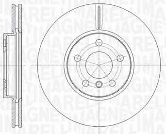 Magneti Marelli 361302040802 - Тормозной диск avtokuzovplus.com.ua