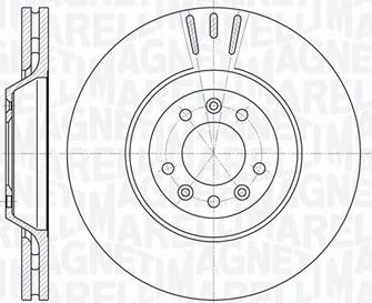 Magneti Marelli 361302040814 - Гальмівний диск autocars.com.ua