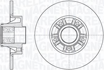 Magneti Marelli 361302040817 - Тормозной диск avtokuzovplus.com.ua