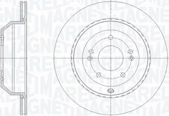 Magneti Marelli 361302040826 - Тормозной диск avtokuzovplus.com.ua
