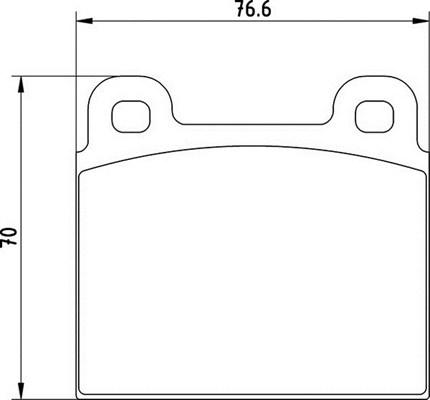 Magneti Marelli 363700204116 - Тормозные колодки, дисковые, комплект autodnr.net