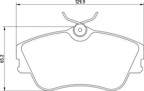 Magneti Marelli 363700205140 - Гальмівні колодки, дискові гальма autocars.com.ua