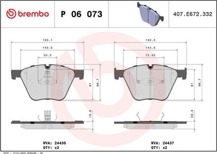 Magneti Marelli 363700406073 - Гальмівні колодки, дискові гальма autocars.com.ua