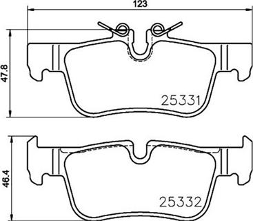 Magneti Marelli 363700406094 - Тормозные колодки, дисковые, комплект avtokuzovplus.com.ua