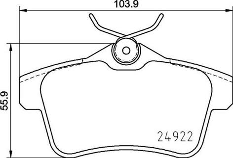 Magneti Marelli 363700406102 - Тормозные колодки, дисковые, комплект avtokuzovplus.com.ua