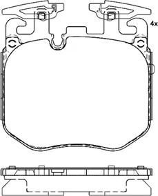 Magneti Marelli 363700406106 - Тормозные колодки, дисковые, комплект avtokuzovplus.com.ua