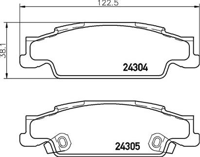 Magneti Marelli 363700409007 - Гальмівні колодки, дискові гальма autocars.com.ua