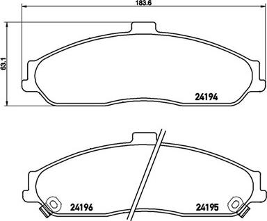 Magneti Marelli 363700410052 - Гальмівні колодки, дискові гальма autocars.com.ua