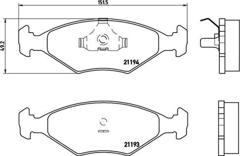 Magneti Marelli 363700423040 - Гальмівні колодки, дискові гальма autocars.com.ua