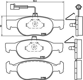 Magneti Marelli 363700423057 - Гальмівні колодки, дискові гальма autocars.com.ua