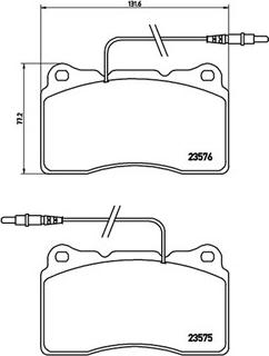 Magneti Marelli 363700423082 - Гальмівні колодки, дискові гальма autocars.com.ua