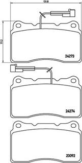 Magneti Marelli 363700423098 - Гальмівні колодки, дискові гальма autocars.com.ua