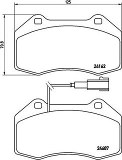 Magneti Marelli 363700423117 - Гальмівні колодки, дискові гальма autocars.com.ua