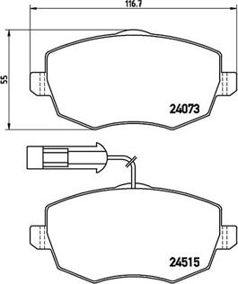 Magneti Marelli 363700423128 - Гальмівні колодки, дискові гальма autocars.com.ua