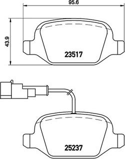 Magneti Marelli 363700423131 - Тормозные колодки, дисковые, комплект avtokuzovplus.com.ua