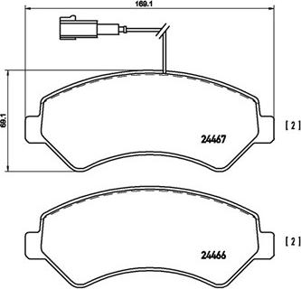 Magneti Marelli 363700423136 - Гальмівні колодки, дискові гальма autocars.com.ua