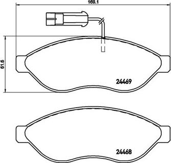 Magneti Marelli 363700423143 - Гальмівні колодки, дискові гальма autocars.com.ua