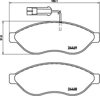 Magneti Marelli 363700423144 - Гальмівні колодки, дискові гальма autocars.com.ua