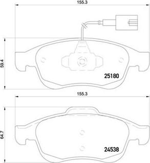 Magneti Marelli 363700523148 - Тормозные колодки, дисковые, комплект avtokuzovplus.com.ua