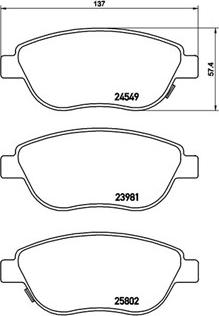 Magneti Marelli 363700423153 - Гальмівні колодки, дискові гальма autocars.com.ua