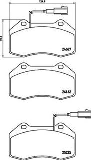 Magneti Marelli 363700423162 - Гальмівні колодки, дискові гальма autocars.com.ua